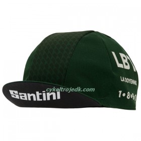 Santini 2023 Liege Bastogne Liege Cykelkasketter Grøn